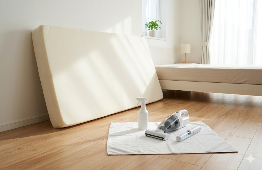 洗えないウレタンマットレスの洗い方！低反発の洗濯とコインランドリーの注意点