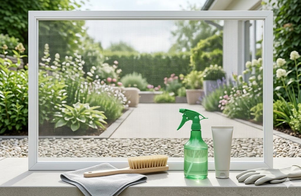 網戸掃除でほこり汚れをスッキリ除去！プロが教える3つの手順と綺麗な状態を保つ秘訣