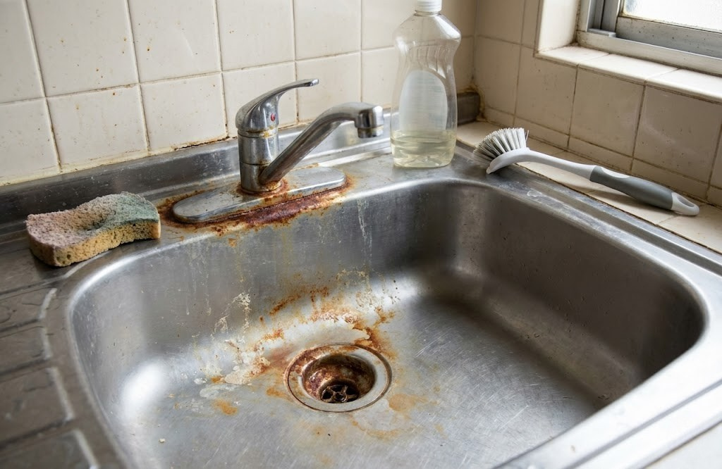 賃貸シンクのサビ、費用負担は誰？判断目安と退去費用を抑える安全な落とし方