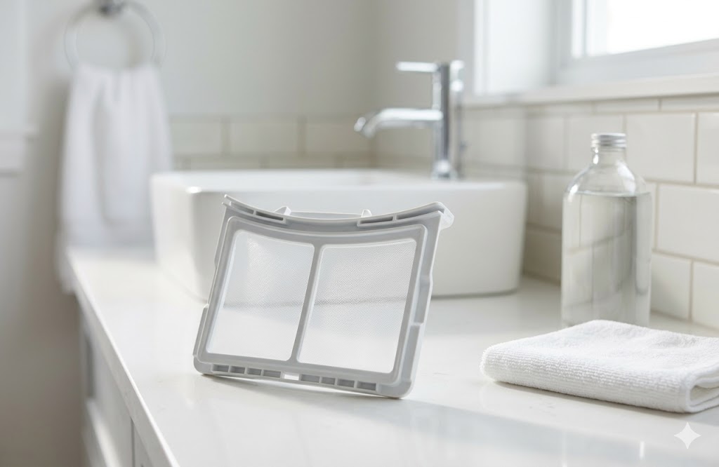 ドラム式洗濯機の乾燥フィルターが濡れてる！水が溜まる原因と今すぐできる対策案