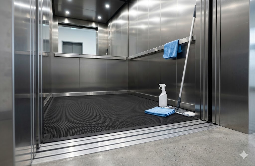 なぜベタつく？エレベーターゴムマット清掃で失敗しないための正しい掃除方法