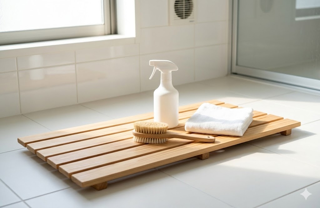 すのこのカビは捨てる前に落とせる？自力で除菌する手順と予防策