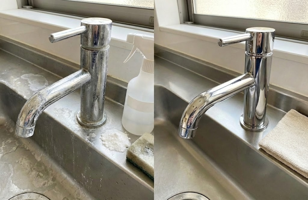 水垢は重曹だけで落ちる？クエン酸との使い分けとプロ直伝の正しい掃除方法を徹底解説