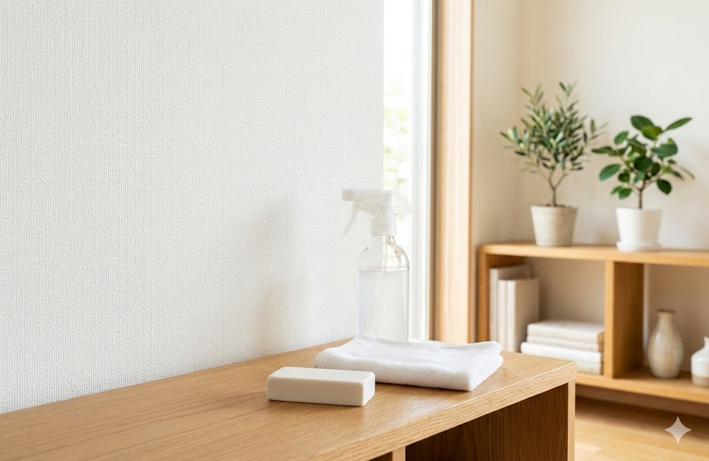 消しゴムで白い壁紙の汚れを消せる？失敗を防ぐ掃除の手順と素材別の注意点を解説