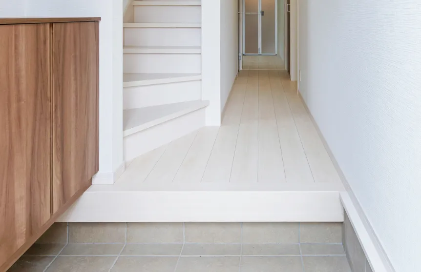 玄関周りの清掃