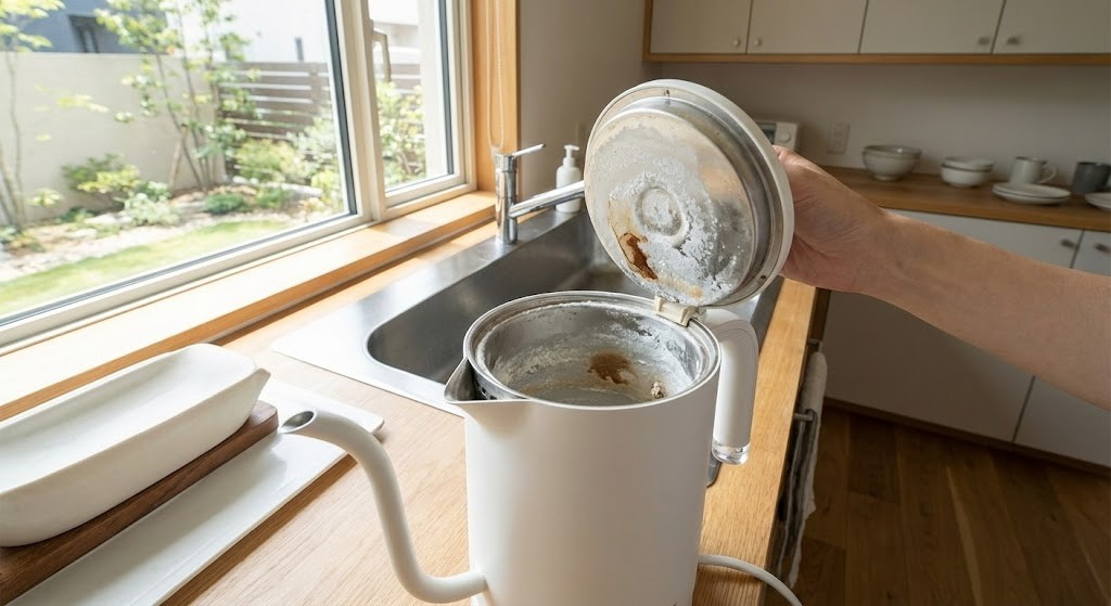 電気ポット掃除しないとどうなる？「洗わなくていい」は間違い！正しい頻度と対策