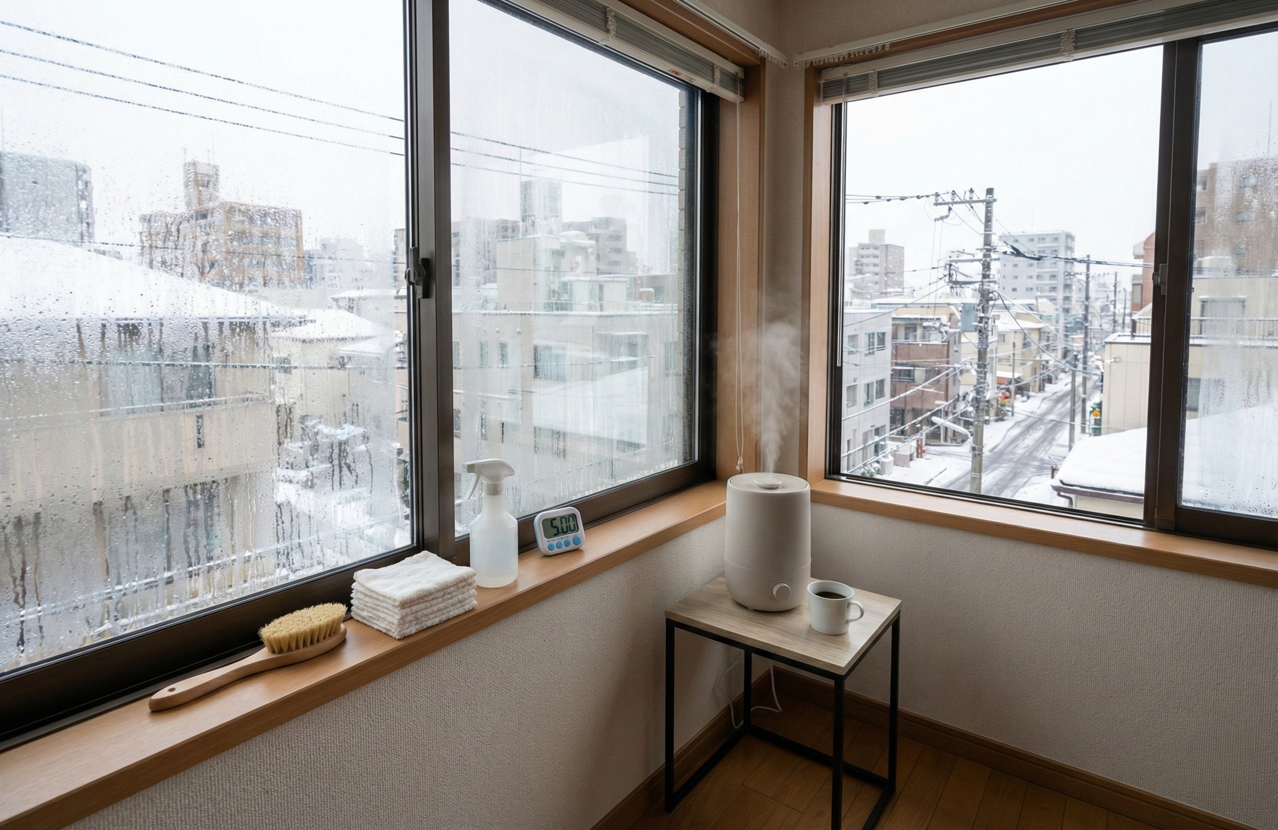 冬の民泊清掃の換気問題｜臭い・湿気が残る本当の原因と簡単5分対策