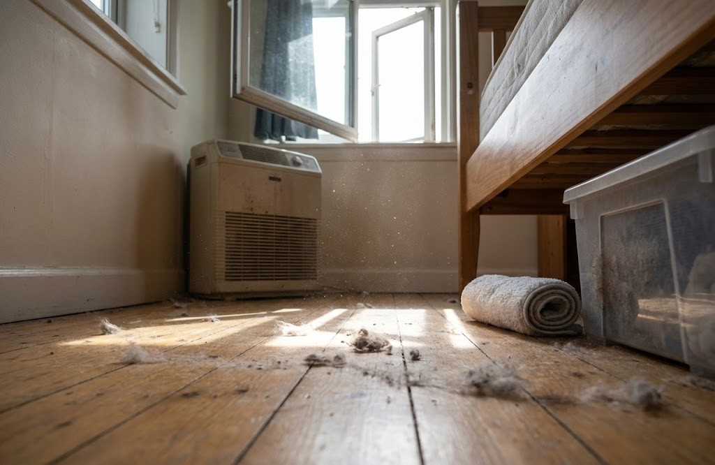 ベッド下ほこり対策｜掃除しても減らない本当の原因と、やらなくていい対策3つ