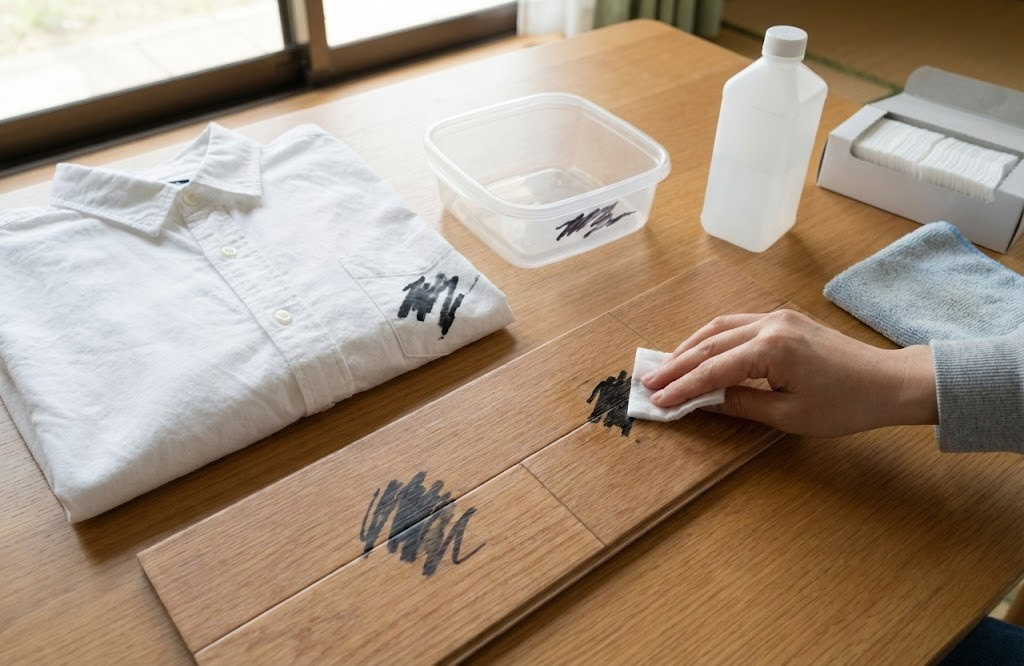 油性マジックを落とす方法｜服・床・プラの素材別対処とやってはいけないNG行動