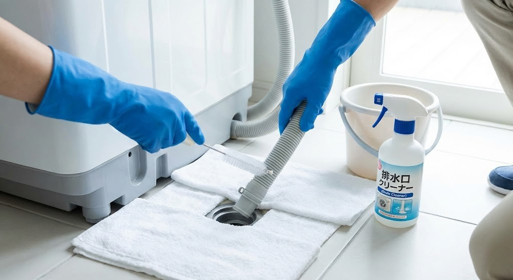 洗濯機排水ホース外さず掃除｜プロが教える水漏れゼロの安全な洗い方