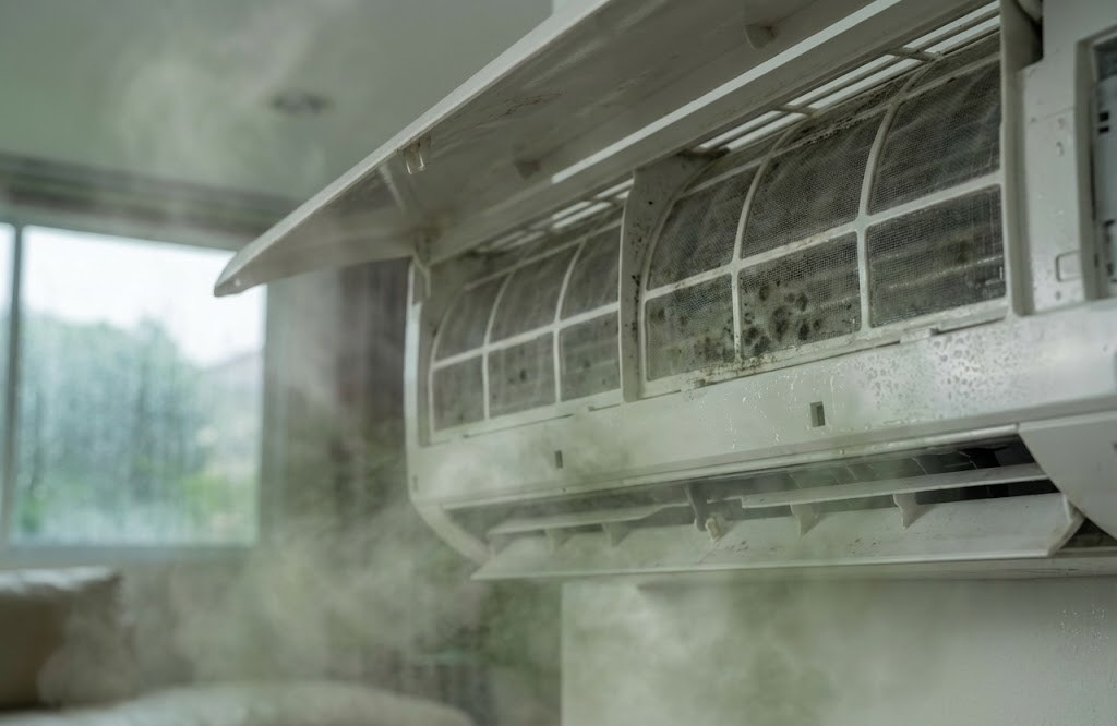 エアコンの生乾き臭・酸っぱい臭いが戻る原因|やってはいけないNG対策